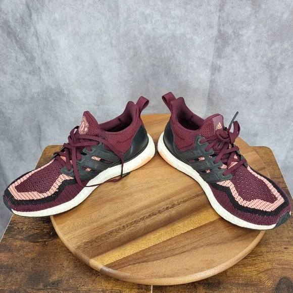 Adidas Ultra Boost DNA X Manchester United Football Pack Shoes Mens 7.5 Red - Picture 4 of 12